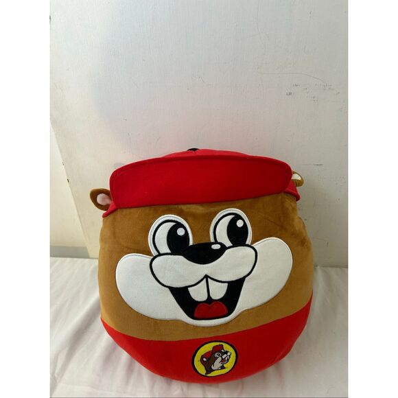 Bucees round beaver 16" plush red brown - Picture 2 of 6